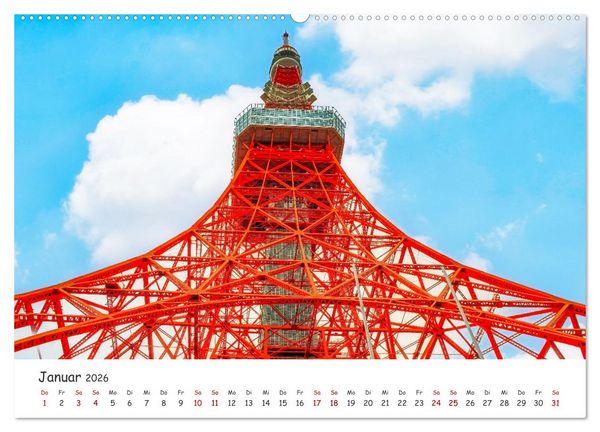 Produktbild: Unterwegs in Japan (hochwertiger Premium Wandkalender 2026 DIN A2 quer), Kunstdruck in Hochglanz