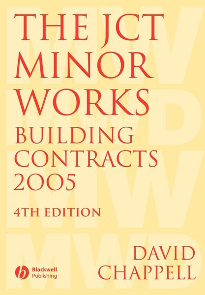 Produktbild: JCT Minor Works Build Contracts 2005 4e