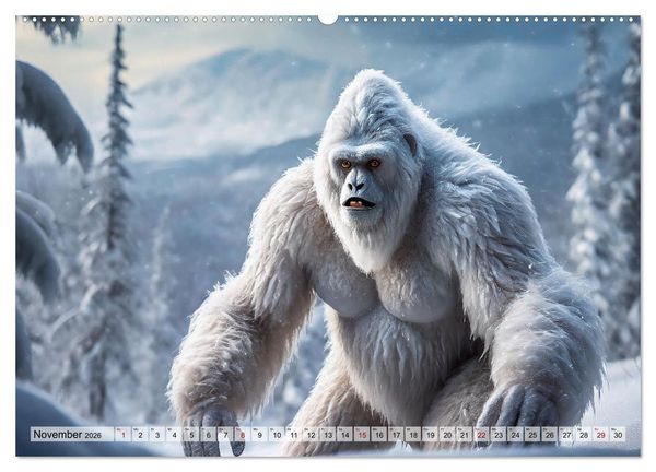 Produktbild: Monster & Mythen (hochwertiger Premium Wandkalender 2026 DIN A2 quer), Kunstdruck in Hochglanz