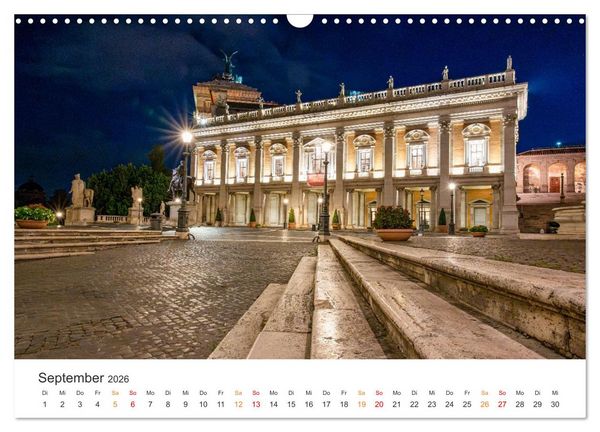 Produktbild: Rom &ndash; Geschichte, Glanz und Gassen (Wandkalender 2026 DIN A3 quer), CALVENDO Monatskalender