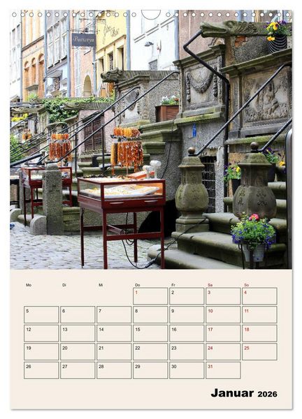 Produktbild: Danzig - Ein Stadtspaziergang (Wandkalender 2026 DIN A3 hoch), CALVENDO Monatskalender