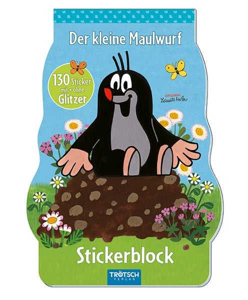 Produktbild: Tr&ouml;tsch Der kleine Maulwurf Stickerblock