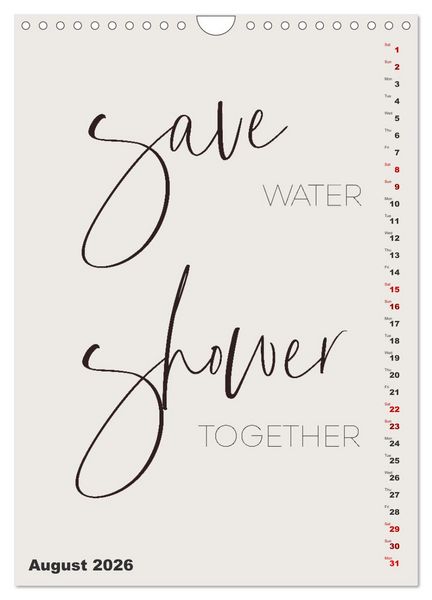 Produktbild: Love your planet (Wall Calendar 2026 DIN A4 portrait), CALVENDO 12 Month Wall Calendar