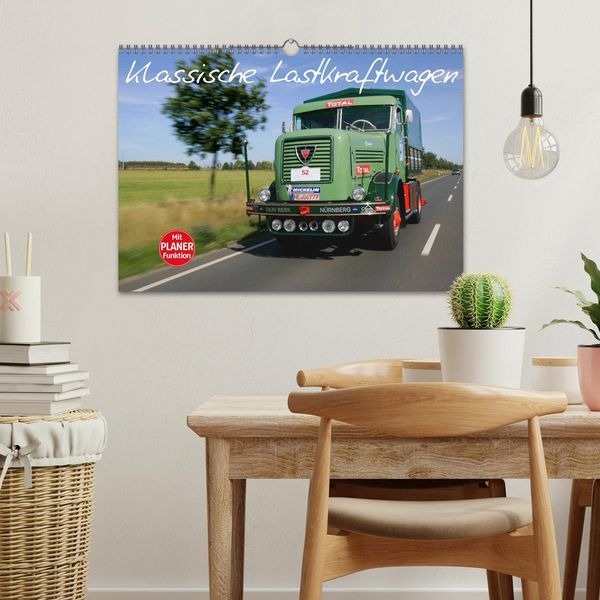 Produktbild: Klassische Lastkraftwagen (Wandkalender 2026 DIN A3 quer), CALVENDO Monatskalender
