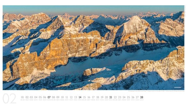 Produktbild: Luftbildkalender Dolomiten 2027
