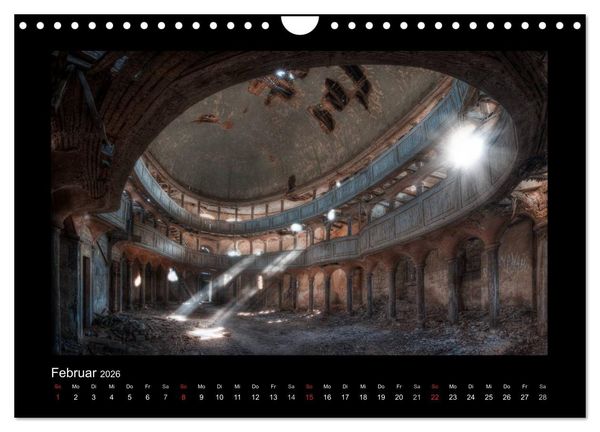 Produktbild: Lost Places - vergessene orte vergessener glanz (Wandkalender 2026 DIN A4 quer), CALVENDO Monatskalender