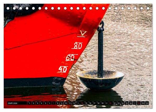 Produktbild: EMDEN maritime Seehafenstadt (Tischkalender 2026 DIN A5 quer), CALVENDO Monatskalender