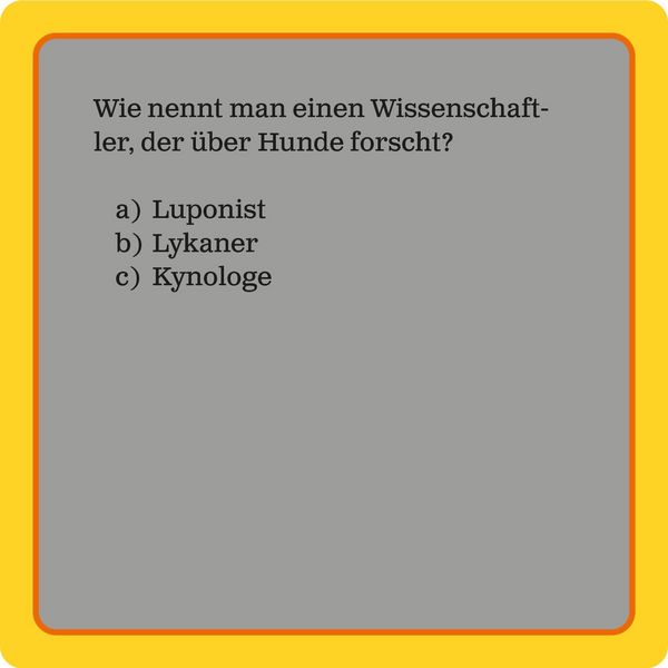 Produktbild: Das Hunde-Quiz (Neuauflage)