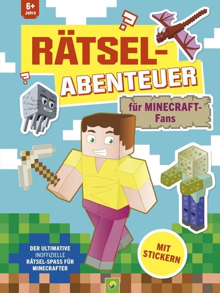 Rätsel-Abenteuer für Minecraft-Fans, Taschenbuch von Schwager & Steinlein Verlag, Schwager & Steinlein, 9783849947835