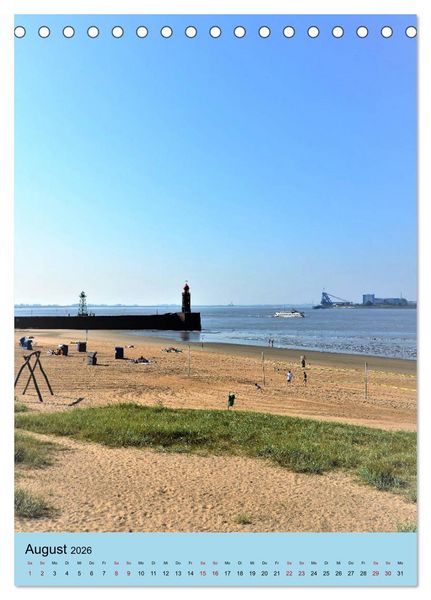 Produktbild: BREMERHAVEN die Seestadt mit maritimen Flair - 2026 (Tischkalender 2026 DIN A5 hoch), CALVENDO Monatskalender