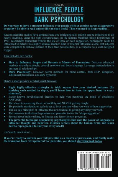 Produktbild: How to Influence People and Dark Psychology 2-in-1