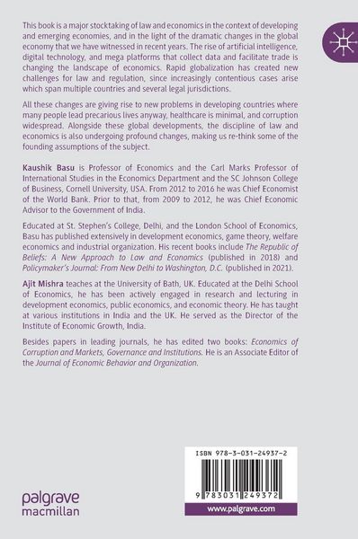 Produktbild: Law and Economic Development