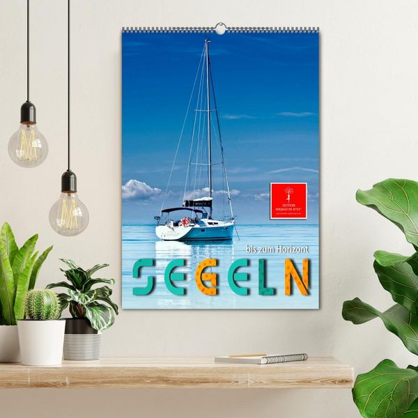 Produktbild: Segeln bis zum Horizont (Wandkalender 2026 DIN A2 hoch), CALVENDO Monatskalender