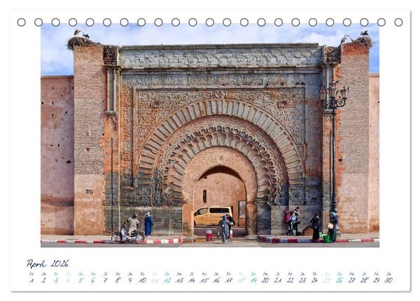 Produktbild: Marrakesch - Oase im W&uuml;stenstaub (Tischkalender 2026 DIN A5 quer), CALVENDO Monatskalender