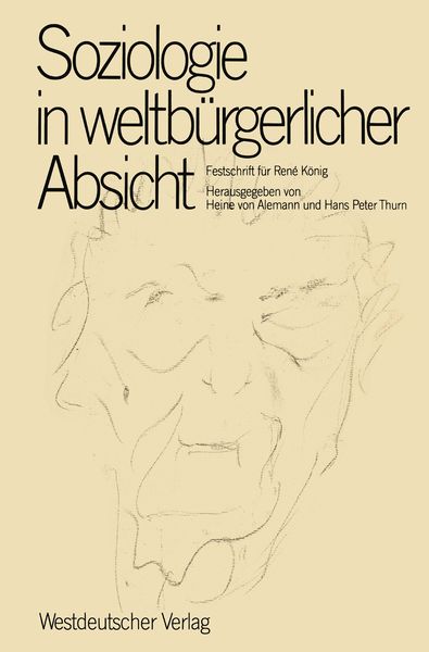 Produktbild: Soziologie in weltb&uuml;rgerlicher Absicht