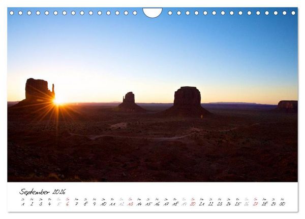 Produktbild: H&ouml;hepunkte im Westen der USA (Wandkalender 2026 DIN A4 quer), CALVENDO Monatskalender