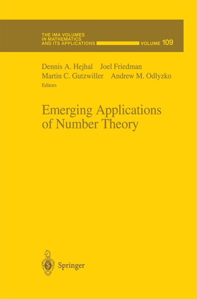 Produktbild: Emerging Applications of Number Theory