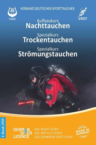 Produktbild: Aufbaukurs Nachttauchen Spezialkurs Trockentauchen Spezialkurs Str&ouml;mungstauchen