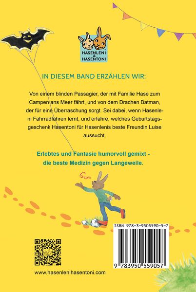Produktbild: Hasenleni & Hasentoni Fantasievolle Geschichten - die beste Medizin gegen Langeweile
