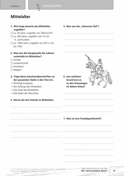 Produktbild: 100 x Textverst&auml;ndnis, Band 2