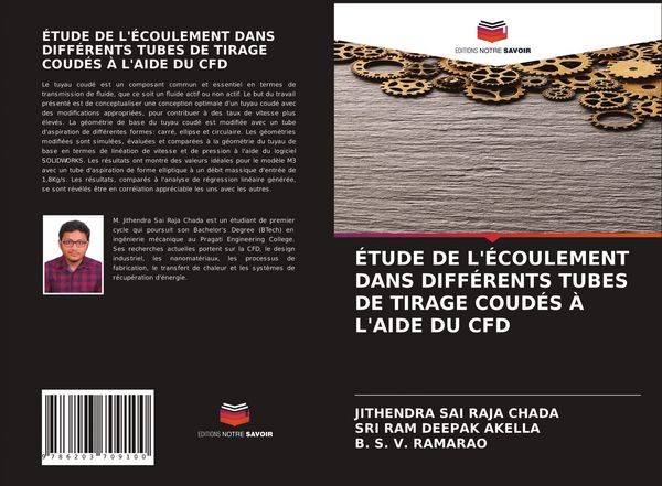 Produktbild: &Eacute;tude De L'&eacute;coulement Dans Diff&eacute;rents Tubes De Tirage Coud&eacute;s &Agrave; L'aide Du Cfd