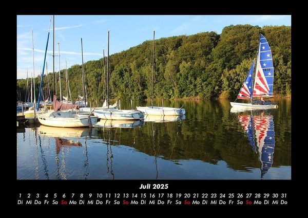 Produktbild: Boote 2025 Fotokalender DIN A3