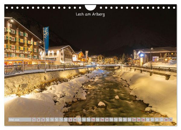 Produktbild: Winterdreams - Lech, Leutasch, Gurgl, Ischgl, S&ouml;lden (Wandkalender 2026 DIN A4 quer), CALVENDO Monatskalender