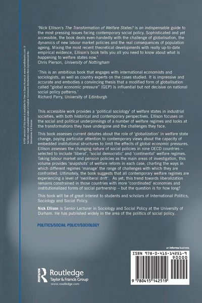 Produktbild: The Transformation of Welfare States?