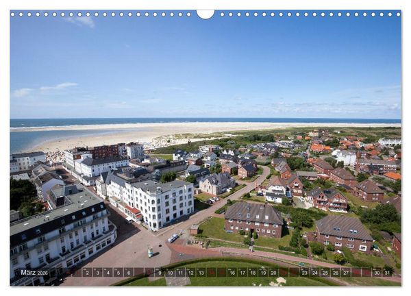 Produktbild: Ostfriesische Inseln - Borkum, Norderney, Juist, Baltrum, Langeoog, Spiekeroog, Wangerooge (Wandkalender 2026 DIN A3 quer), CALVENDO Monatskalender
