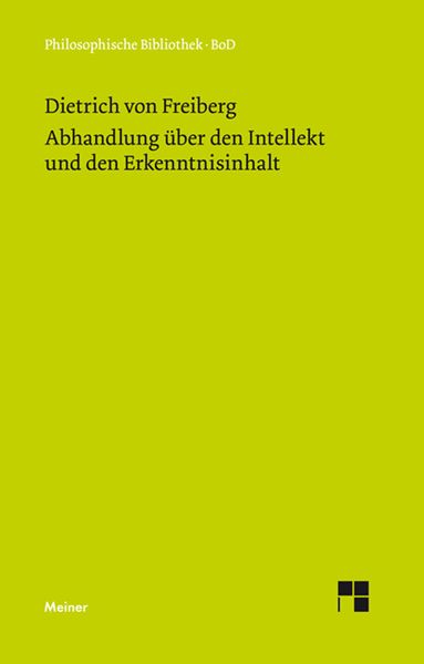 Produktbild: Abhandlung &uuml;ber den Intellekt und den Erkenntnisinhalt