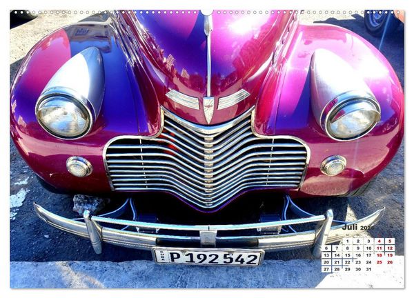 Produktbild: Chevy 1940-1941 - Mit 80 plus unterwegs in Kuba (hochwertiger Premium Wandkalender 2026 DIN A2 quer), Kunstdruck in Hochglanz