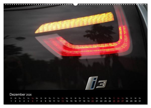 Produktbild: BMW i3 (hochwertiger Premium Wandkalender 2026 DIN A2 quer), Kunstdruck in Hochglanz