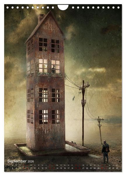 Produktbild: Hinter dem Horizont im Reich der Fantasie (Wandkalender 2026 DIN A4 hoch), CALVENDO Monatskalender