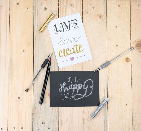 Produktbild: Frechverlag: Handlettering - Die wunderbare Kreativbox