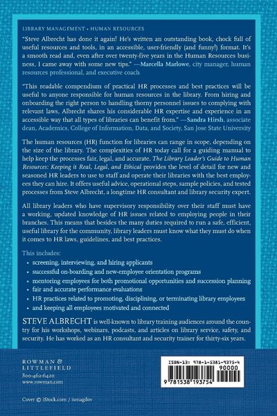 Produktbild: Library Leader's Guide to Human Resources