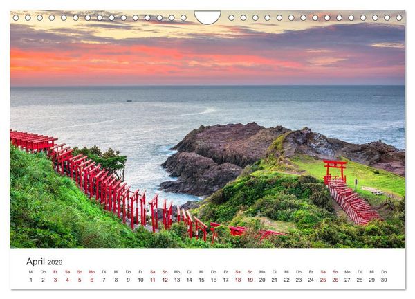 Produktbild: Japan - Im Land der aufgehenden Sonne. (Wandkalender 2026 DIN A4 quer), CALVENDO Monatskalender