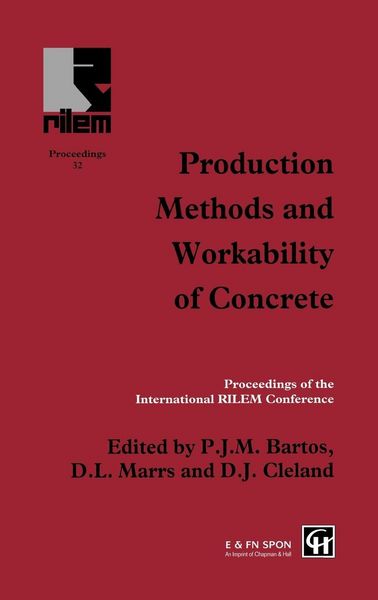 Produktbild: Production Methods and Workability of Concrete