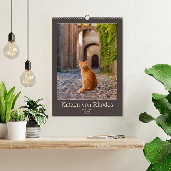 Produktbild: Katzen von Rhodos (Wandkalender 2027 DIN A3 hoch), CALVENDO Monatskalender