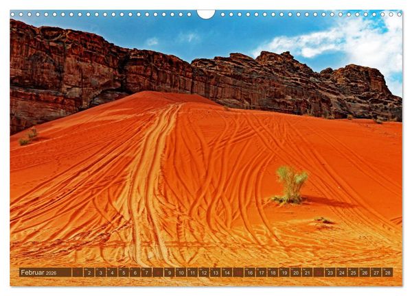 Produktbild: Die W&uuml;ste Wadi Rum (Wandkalender 2026 DIN A3 quer), CALVENDO Monatskalender