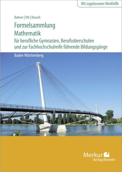 Produktbild: Formelsammlung Mathematik f&uuml;r berufliche Gymnasien, Berufsoberschulen und