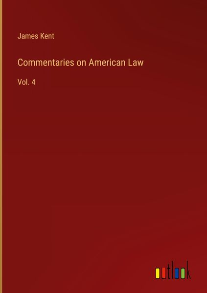 Produktbild: Commentaries on American Law