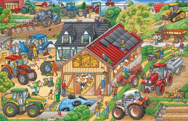 Produktbild: Traktor Wimmelbuch