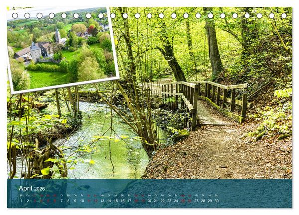 Produktbild: Die D&uuml;ssel von den Quellen bis zu den M&uuml;ndungen (Tischkalender 2026 DIN A5 quer), CALVENDO Monatskalender