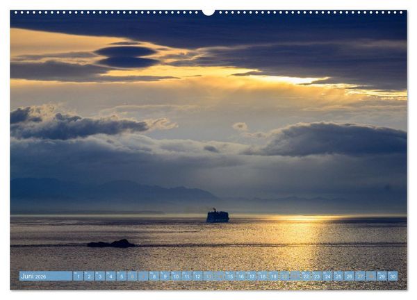 Produktbild: Zwischen Gipfeln und Meer (hochwertiger Premium Wandkalender 2026 DIN A2 quer), Kunstdruck in Hochglanz