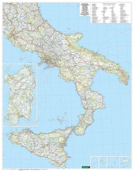 Produktbild: freytag & berndt Stra&szlig;enkarte Italien 1:600.000