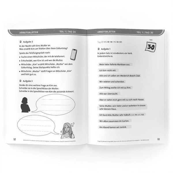 Produktbild: Der Markisenmann &ndash; Jan Weiler &ndash; Materialien f&uuml;r inklusive Lekt&uuml;rearbeit mit Aufgaben