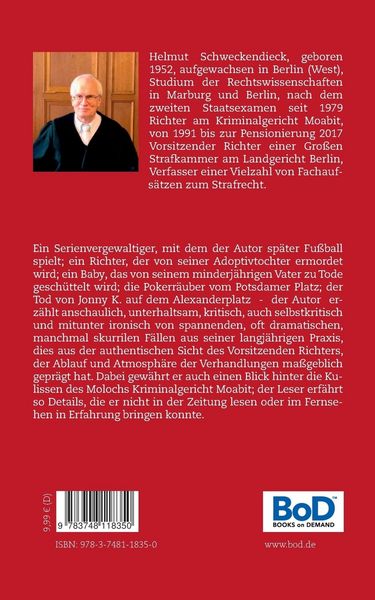 Produktbild: Der tote Richter und andere (Mord)-Geschichten