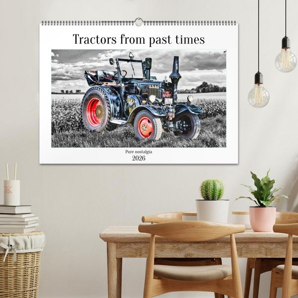 Produktbild: Tractors from past times (Wall Calendar 2026 DIN A2 landscape), CALVENDO 12 Month Wall Calendar
