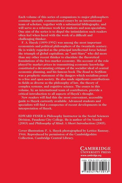 Produktbild: The Cambridge Companion to Hayek