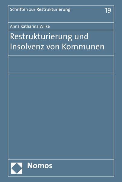Produktbild: Restrukturierung und Insolvenz von Kommunen
